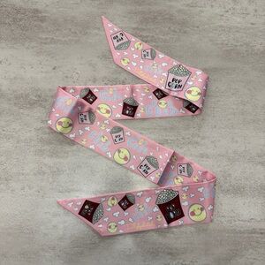 Playful Pink Popcorn Kids Tie silk